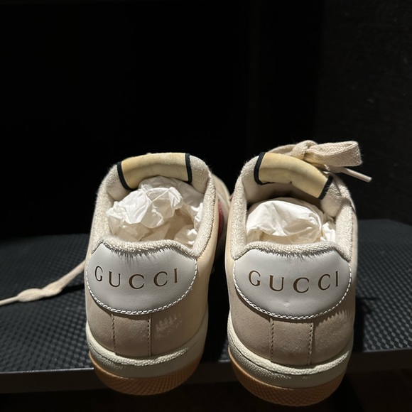 Gucci Screener sneakers with Web. Size 37/7 Womens - Picture 3 of 11